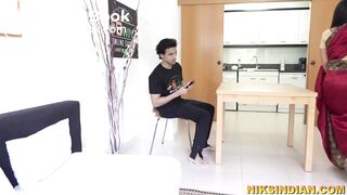 Indian Man swallows MILF maid's piss from her pussy and then fucks her ass