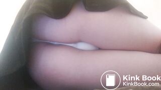 Cute Japanese Teen can't Hold it any Longer - Desperate Slow Pee in Panty