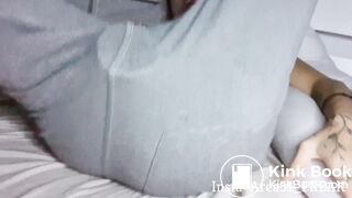 My friend lend me his pants so... I MEGA SQUIRTED ON THEM :)