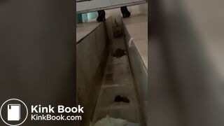 Beautiful girl poops in the toilet 50