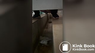 Beautiful girl poops in the toilet 50