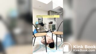 Beautiful girl poops in the toilet 51