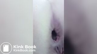 Girl pooping on toilet - video 338