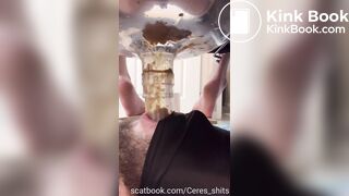 She shit right down his throat