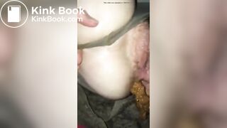 Dirty anal, then spread shit on her pussy