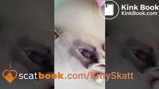 close up shitting - video 2