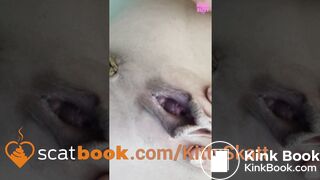 close up shitting - video 2