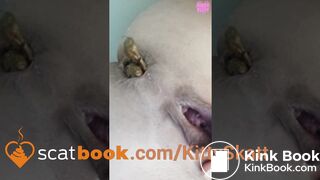 close up shitting - video 2