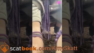 Shitting on camping ground