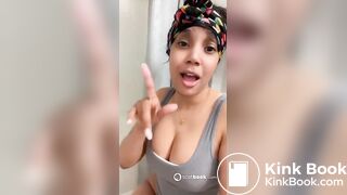 Ebony shits in chip bag