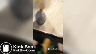 Ebony shits in chip bag