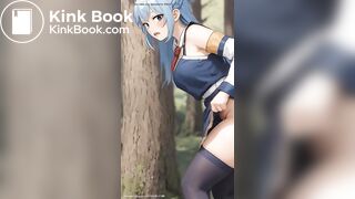 Aqua has diarrhea outdoor