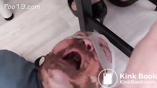 Creamy shit with pussy discharge for toilet slave