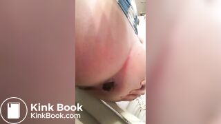 Argentine girl pooping