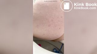 Fat teen piss and shit