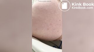 Fat teen piss and shit