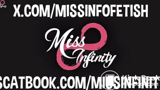 Turd on chastity cage