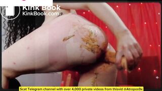 dirty anal of a curly Latina