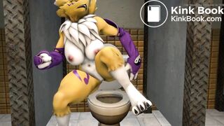 Renamon farting and hyperscat