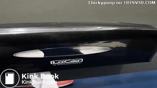 Runner girl almost didn't make it in public toilet