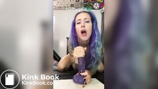 Hot girl dirty ATM dildo
