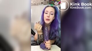 Hot girl dirty ATM dildo