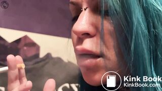 Monstrous shit on the bed