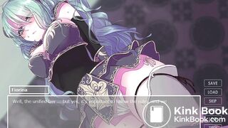 Anime Woman knight shit her pant in public crowd