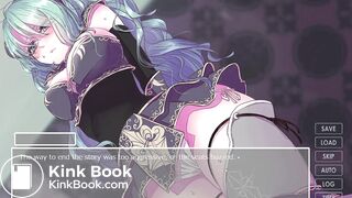 Anime Woman knight shit her pant in public crowd