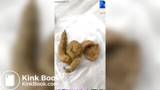 Hot babe cant hold the shit