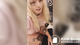 Emo Girl Diarrhea on Toilet Several Times