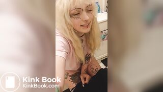 Emo Girl Diarrhea on Toilet Several Times