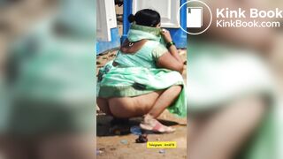 INDIAN BBW TAKES HUGE SHIT OPENLY IN PUBLIC TOILET AREA