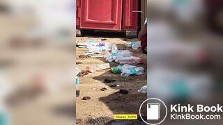 INDIAN BBW TAKES HUGE SHIT OPENLY IN PUBLIC TOILET AREA