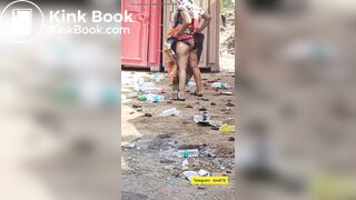 INDIAN BBW TAKES HUGE SHIT OPENLY IN PUBLIC TOILET AREA