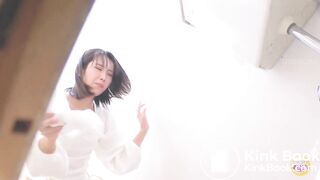Pretty Japanese girl Diarrhea In Squat toilet