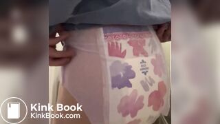 Girl messing diaper - video 17
