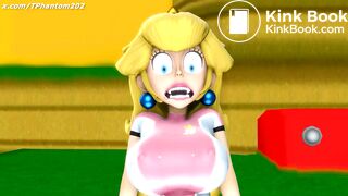 Peach Bombs a Warp Pipe