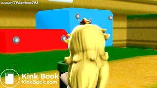 Peach Bombs a Warp Pipe