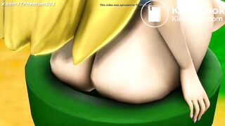 Peach Bombs a Warp Pipe