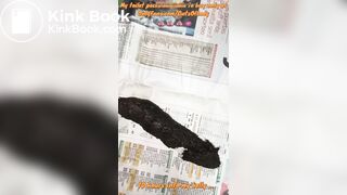 SCAT: My creamy and fresh shit