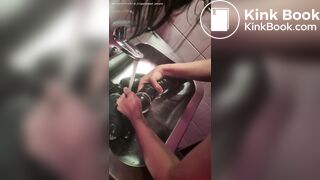 Mrs Marina shitting in my mouth