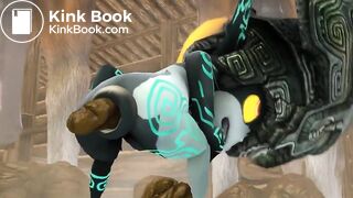 Midna poos at a stable