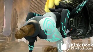 Midna poos at a stable