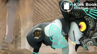 Midna poos at a stable