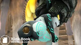 Midna poos at a stable