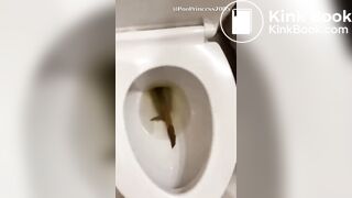 Ex Girlfriend laughing at her footlong turd