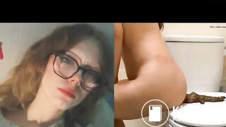 Womens Faces next to Poop and Pee