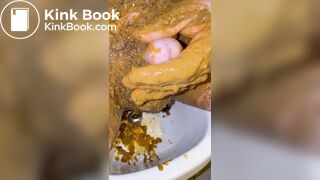 Creamy penis with pop and p...