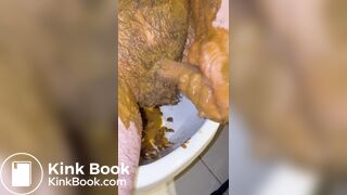 Creamy penis with pop and p...